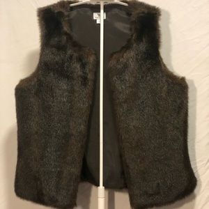 Worthington Faux Fur Vest